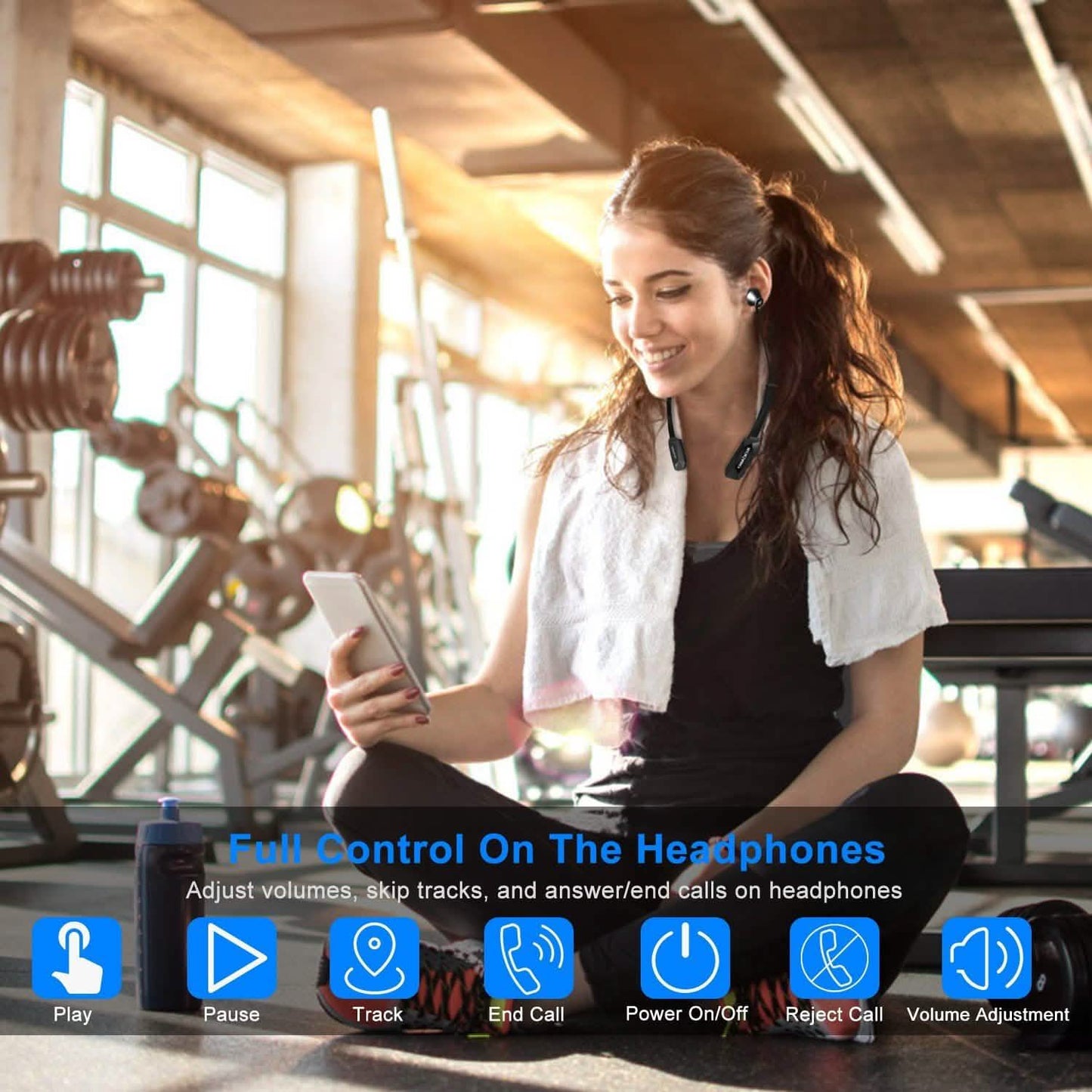 Wireless Neckband Headphones V DailySale