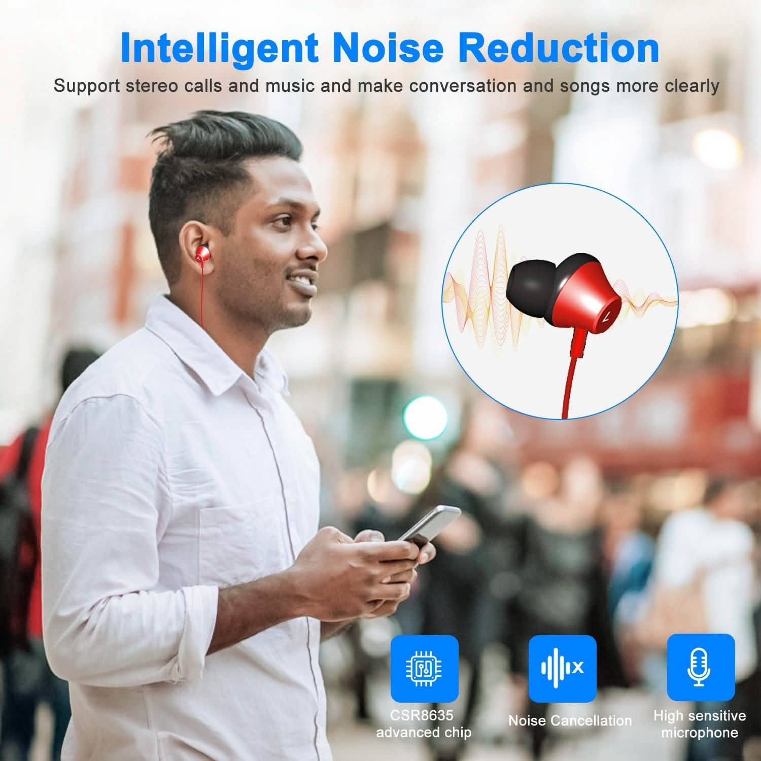 Wireless Neckband Headphones V DailySale