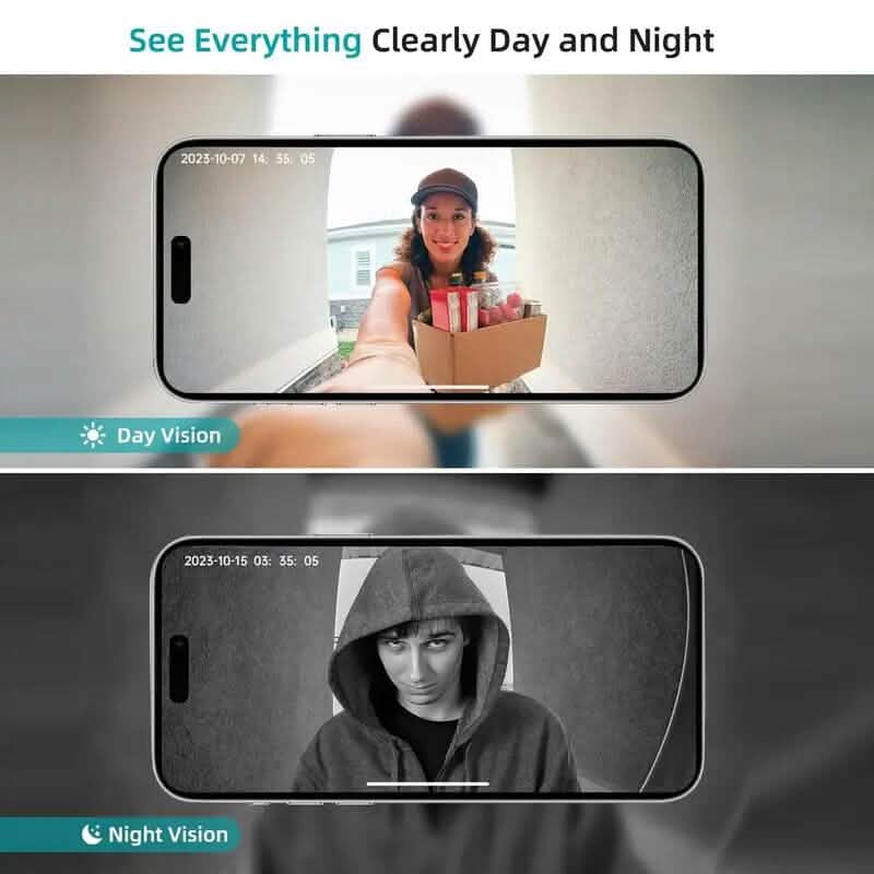 Wireless Smart Video Doorbell Camera with Night Vision and Motion Alerts DailySale