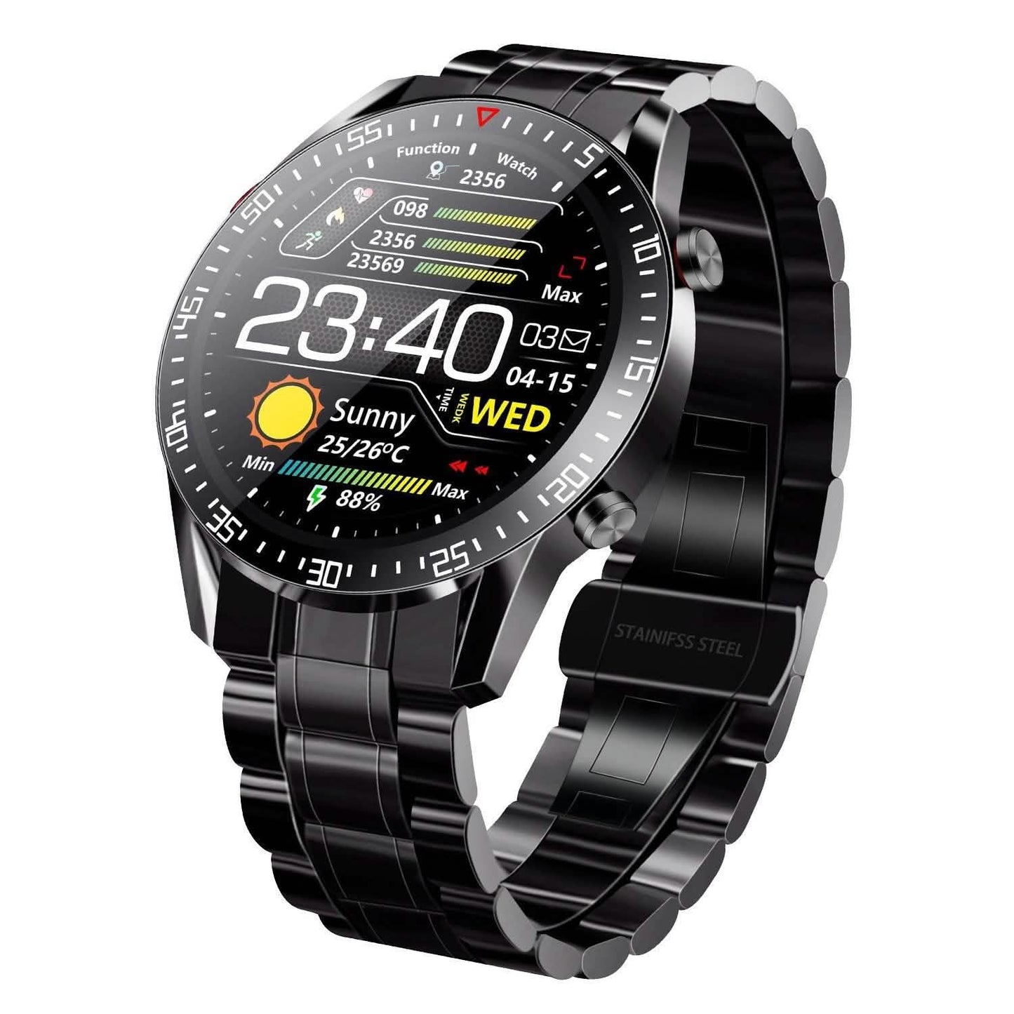 Wireless Smartwatch Fitness Tracker IP68 Waterproof Sport Bracelet DailySale