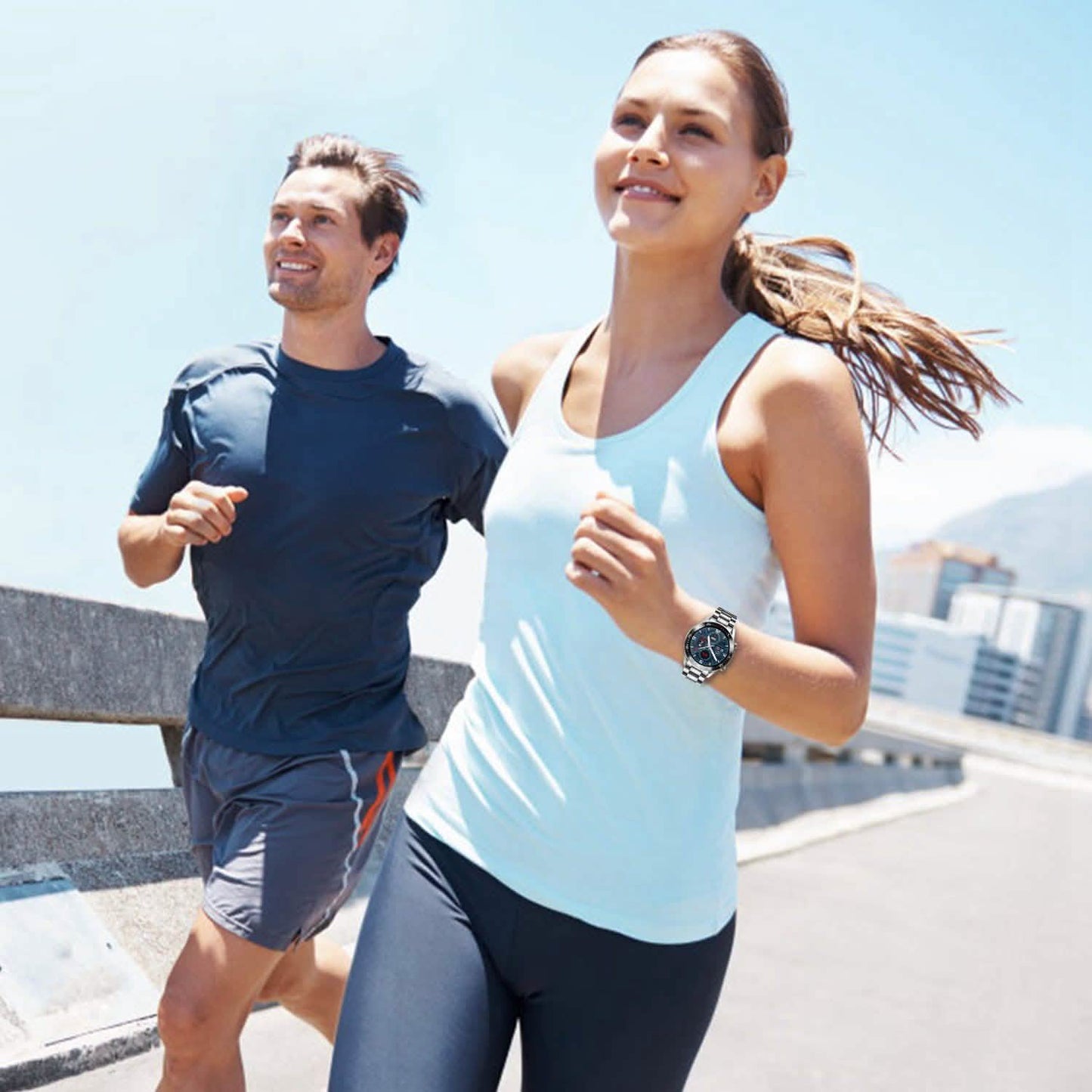 Wireless Smartwatch Fitness Tracker IP68 Waterproof Sport Bracelet DailySale