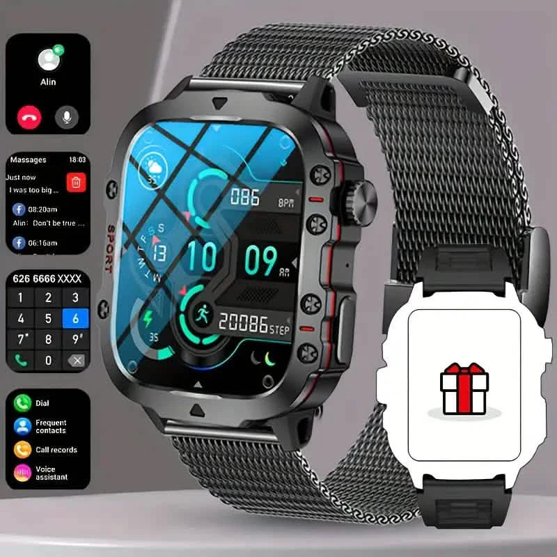 Wireless Talk Fitness AI Voice Outdoor 100+ Sports Mode Outdoor Smart Watch DailySale