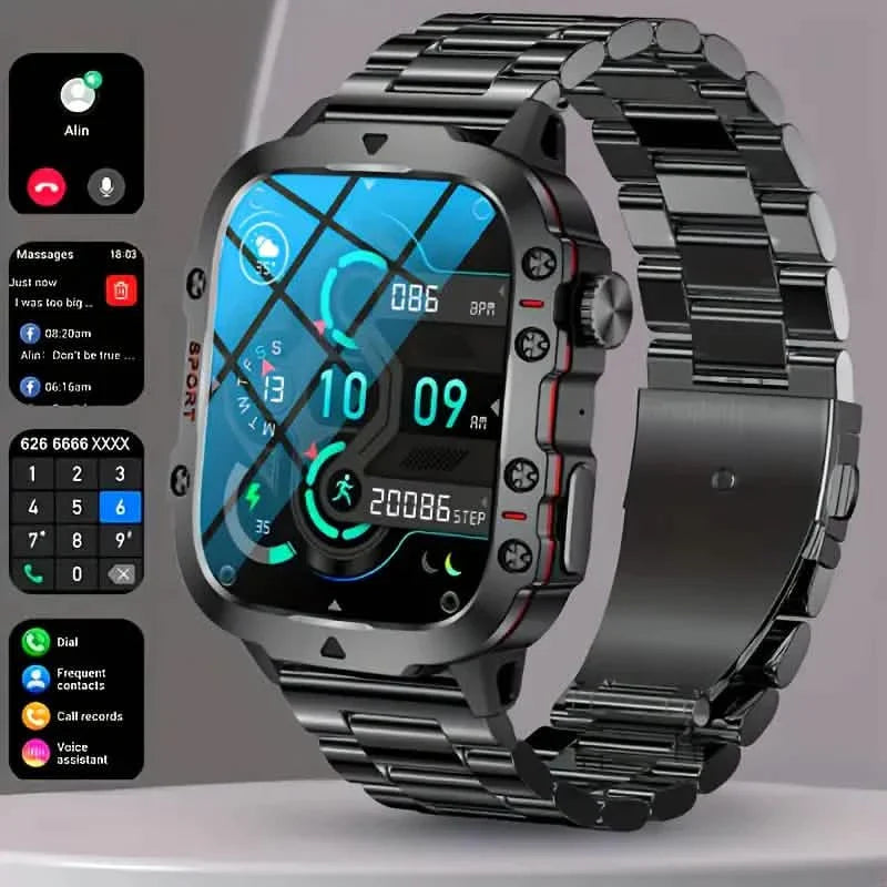 Wireless Talk Fitness AI Voice Outdoor 100+ Sports Mode Outdoor Smart Watch DailySale