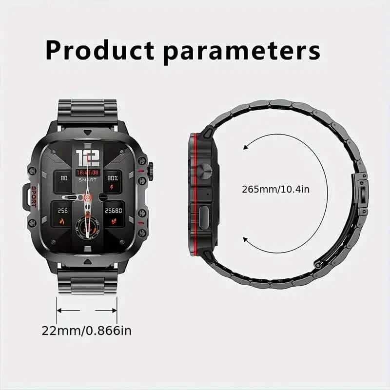 Wireless Talk Fitness AI Voice Outdoor 100+ Sports Mode Outdoor Smart Watch DailySale
