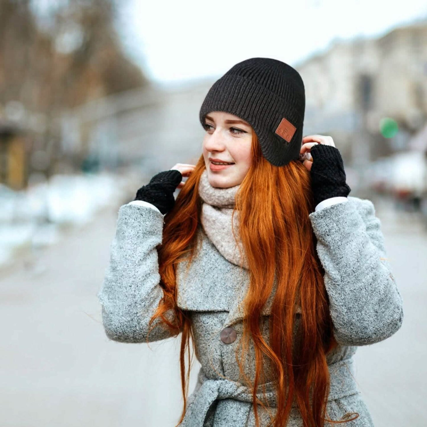 Wireless V5.0 Beanie Hat with Headphones USB Rechargeable DailySale