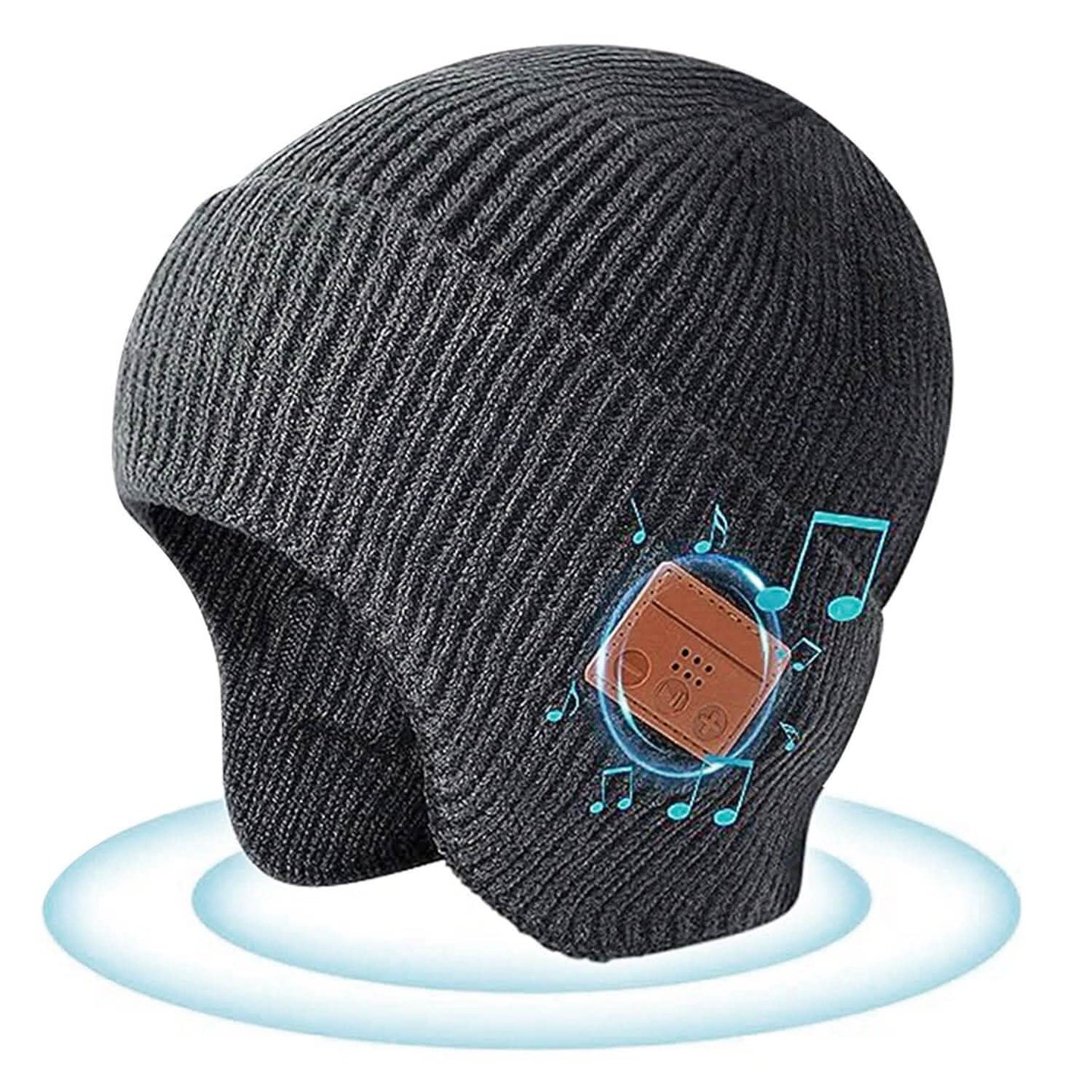 Wireless V5.0 Beanie Hat with Headphones USB Rechargeable DailySale