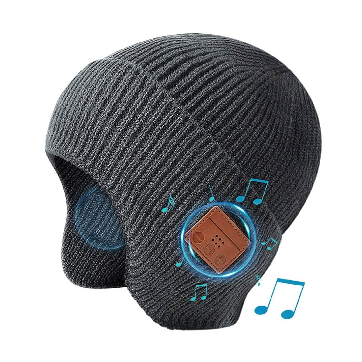 Wireless V5.0 Beanie Hat with Headphones USB Rechargeable DailySale