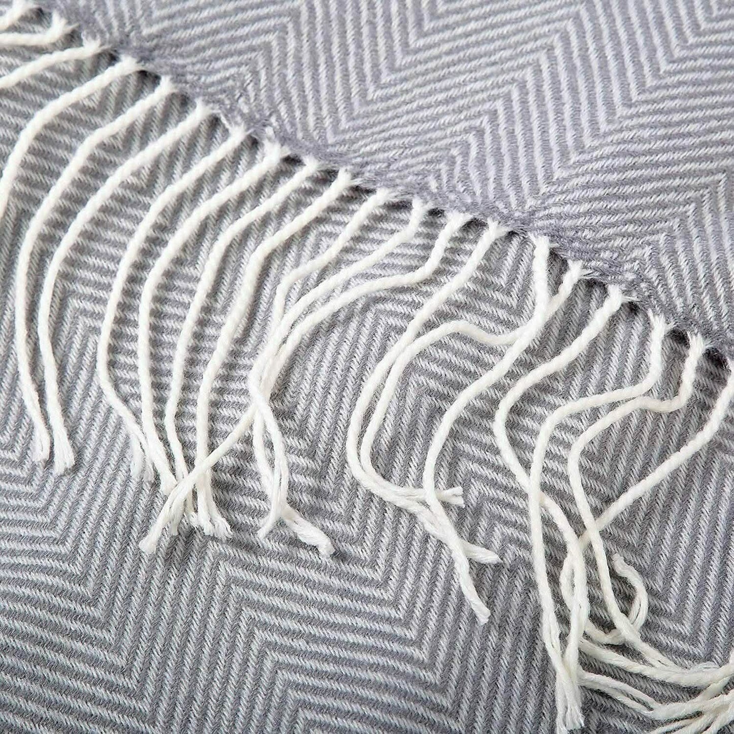 Wisley Home 100% Acrylic Chevron Pattern Throw DailySale