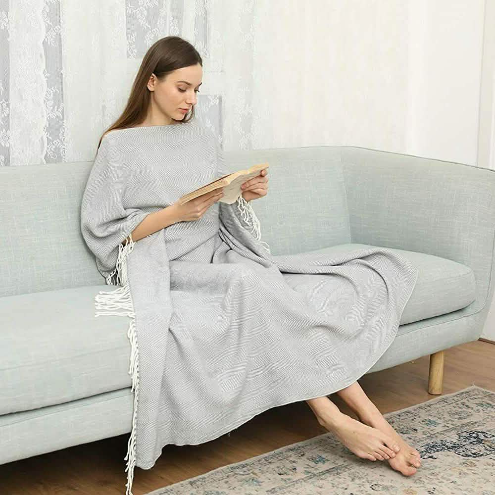 Wisley Home 100% Acrylic Chevron Pattern Throw DailySale