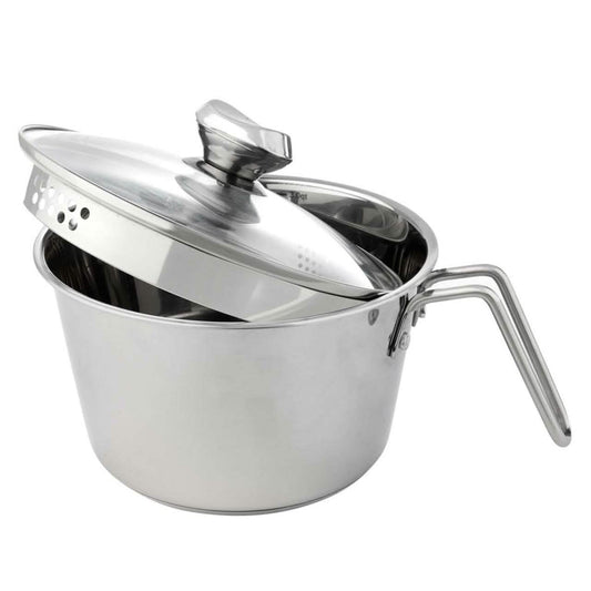 Wolfgang Puck 12-Cup Stainless Steel Pot with Colander Lid Model DailySale