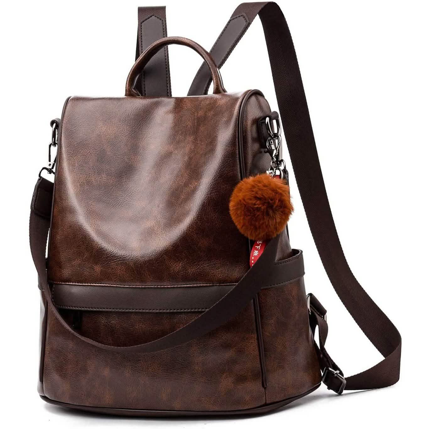 Women Backpack Purse PU Leather Anti-theft Casual Shoulder Bag DailySale