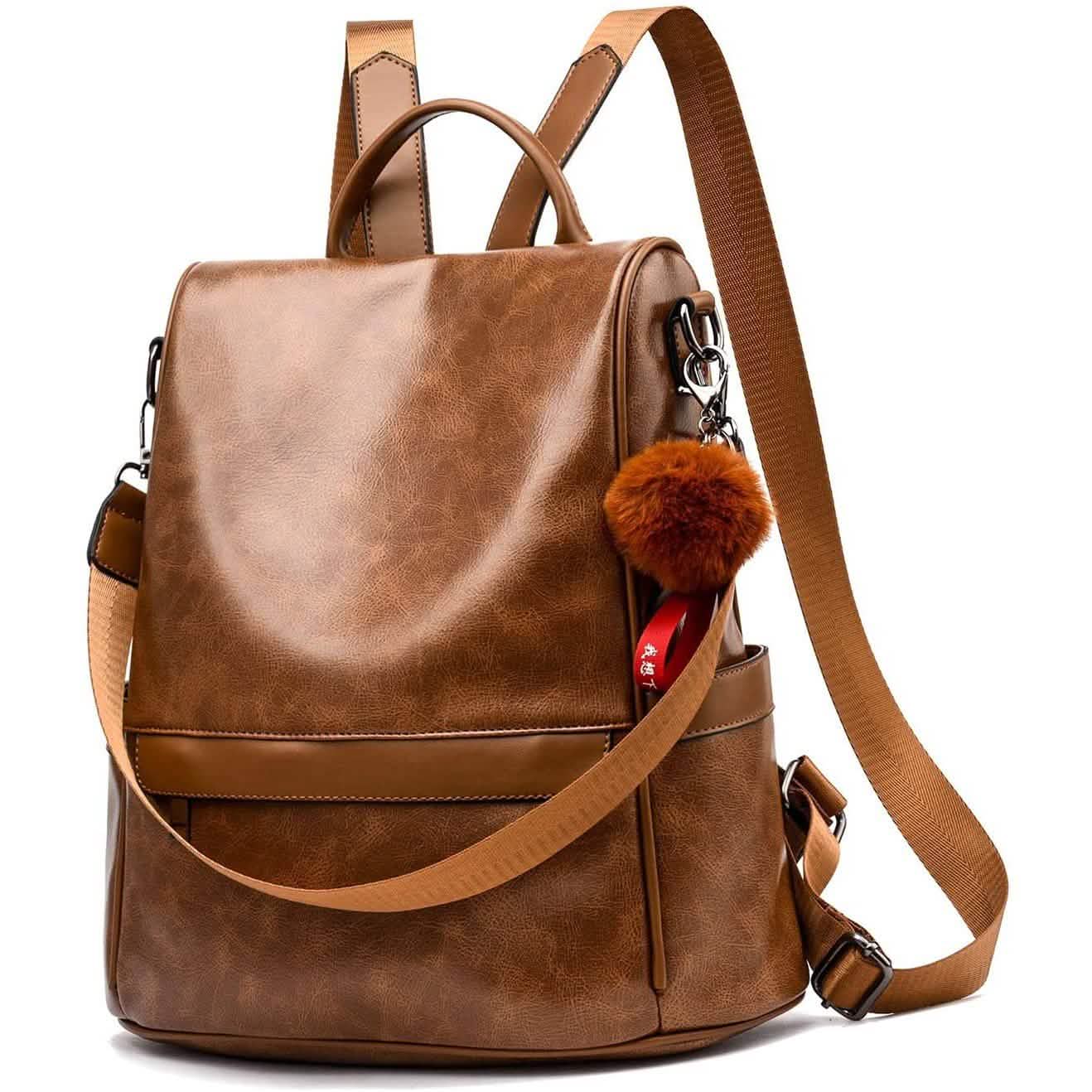 Women Backpack Purse PU Leather Anti-theft Casual Shoulder Bag DailySale