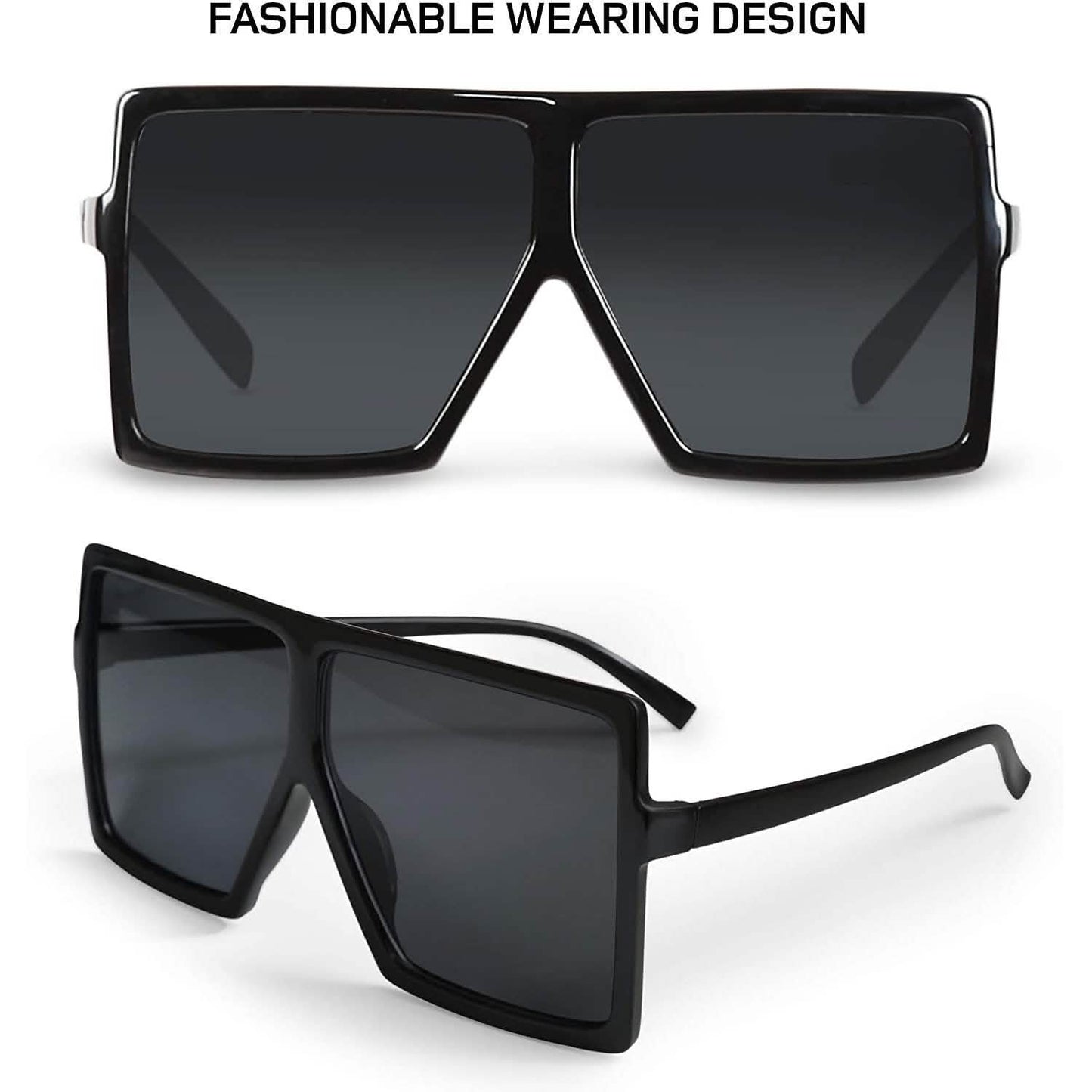 Women Big Frame Square Sunglasses DailySale
