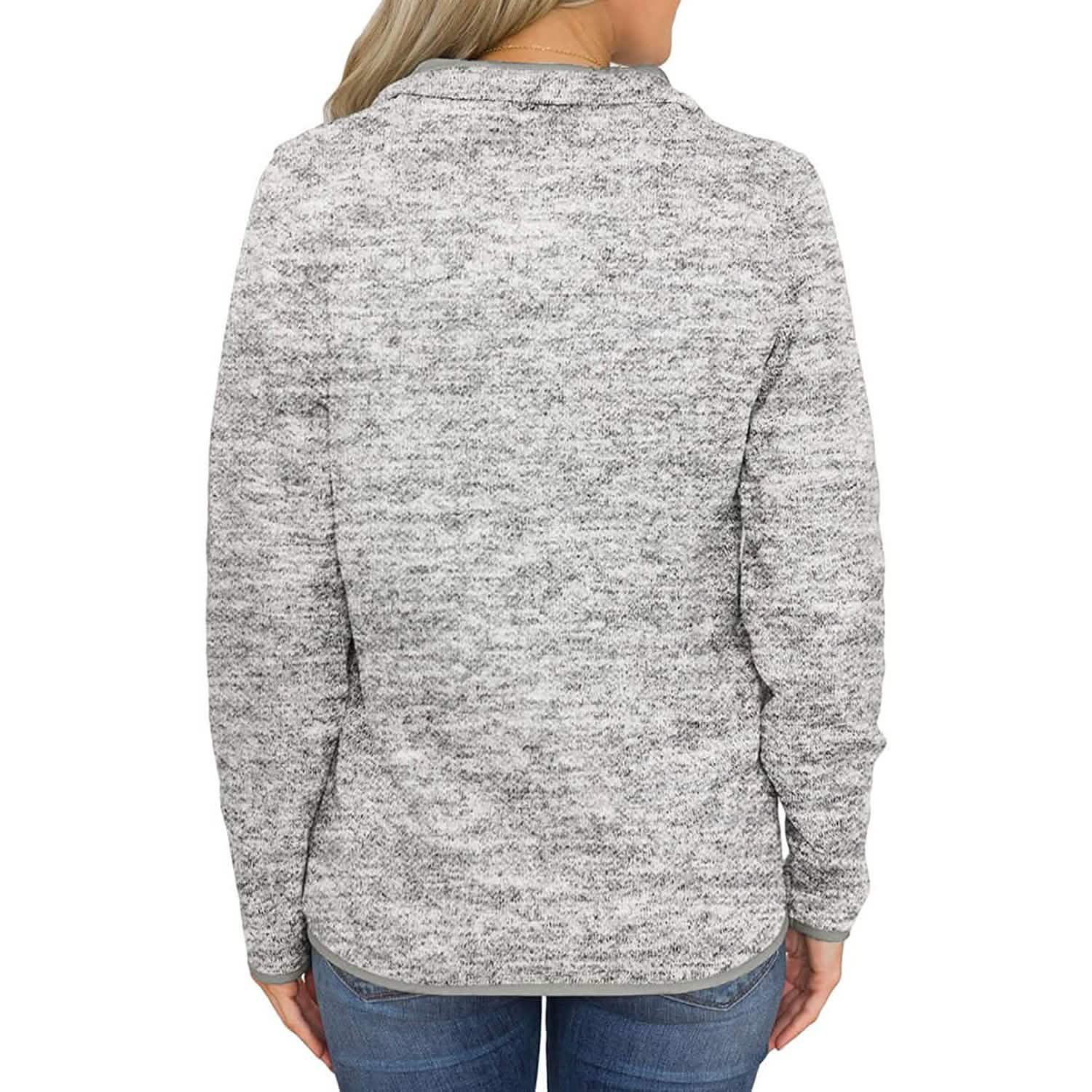 Women Casual Long Sleeve Stand Collar with Pockets DailySale