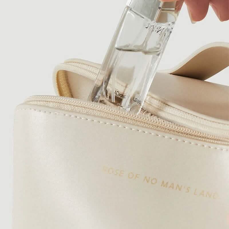 Women Makeup Organizer Toiletry Leather Bag DailySale