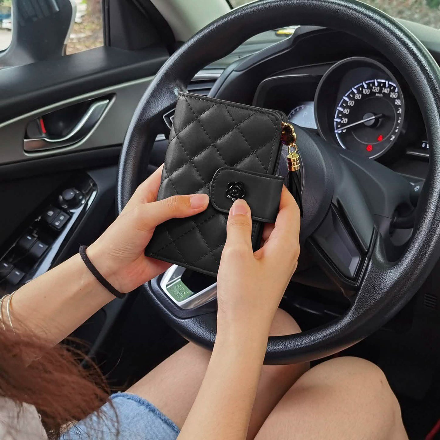 Women PU Leather Clutch Wallet DailySale