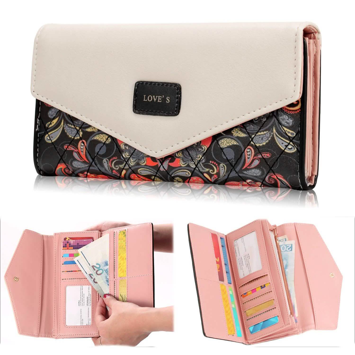 Women Wallet Soft Leather Trifold Clutch Purse DailySale