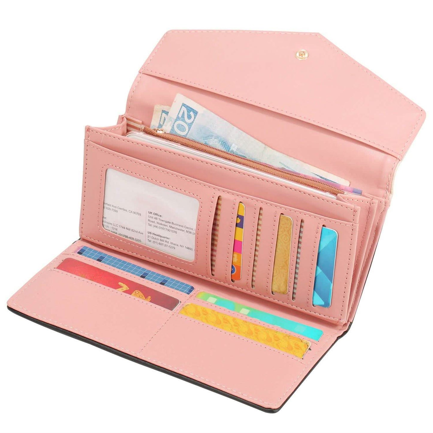 Women Wallet Soft Leather Trifold Clutch Purse DailySale