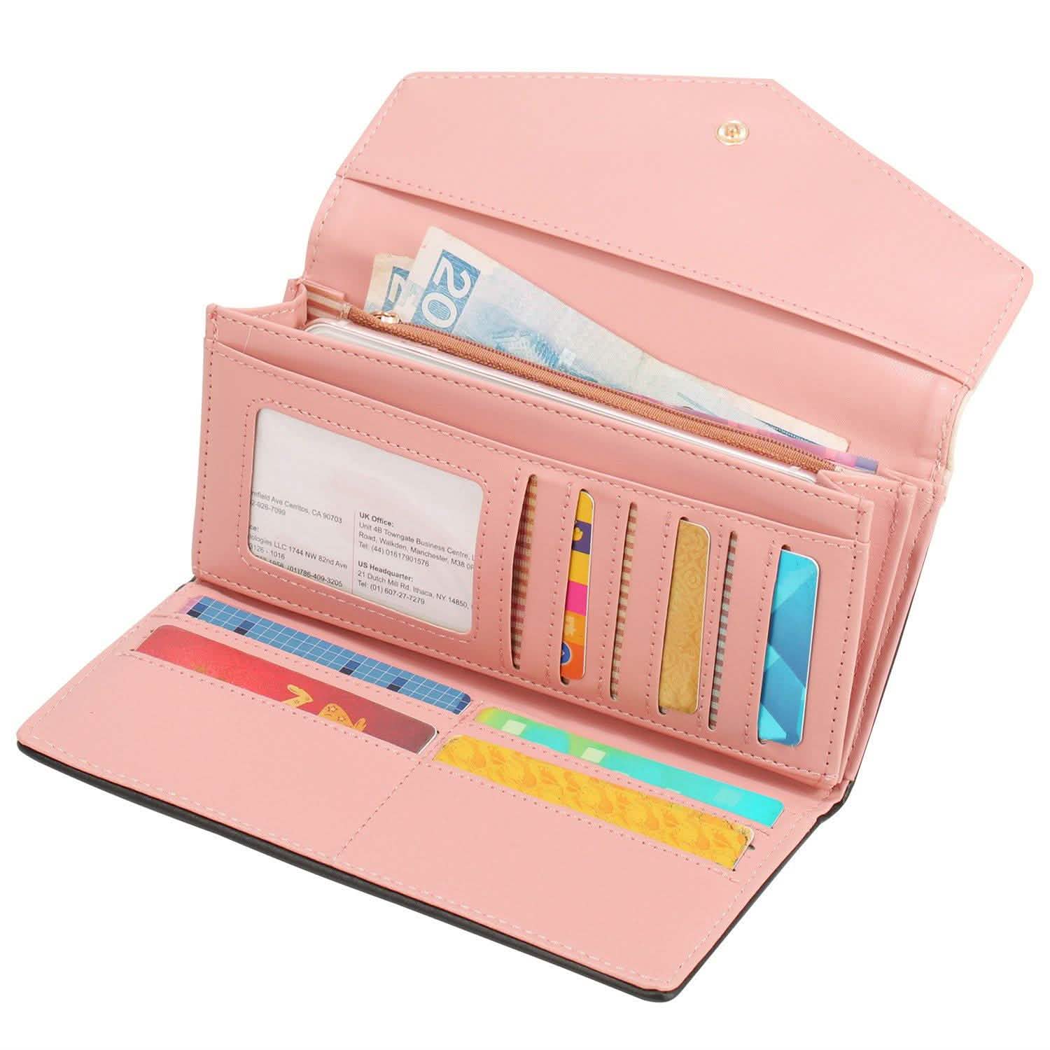 Women Wallet Soft Leather Trifold Clutch Purse DailySale