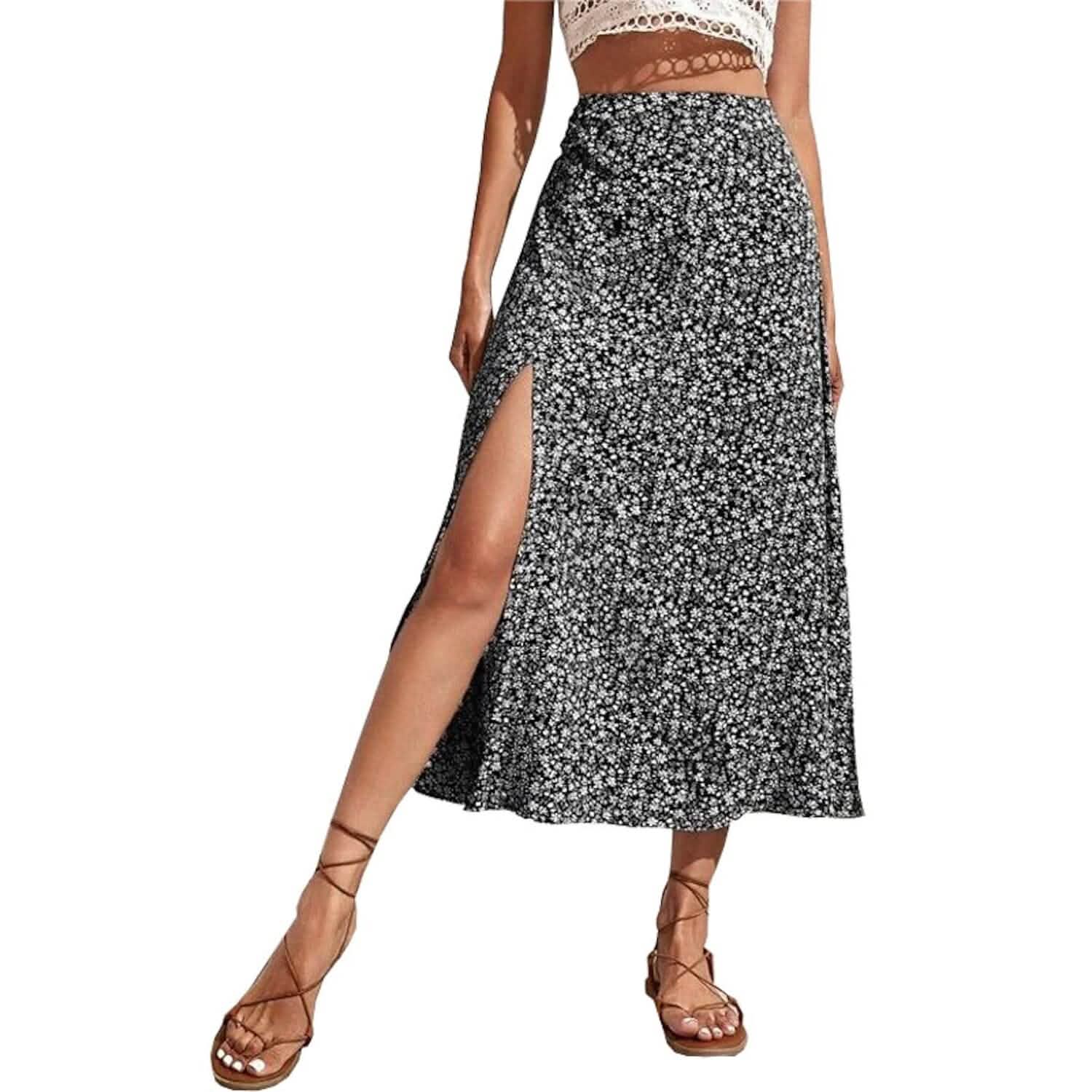 Women's A Line Long Skirt DailySale
