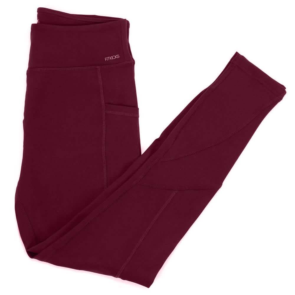 Women's All-Day Active High Waist Full Length Leggings With Side Pockets DailySale