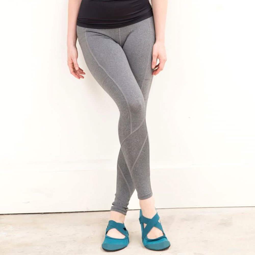 Women's All-Day Active High Waist Full Length Leggings With Side Pockets DailySale