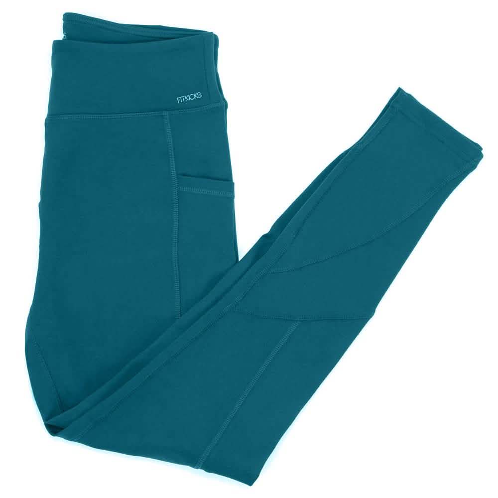 Women's All-Day Active High Waist Full Length Leggings With Side Pockets DailySale