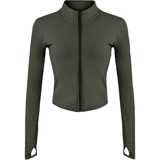 Women's Athletic Full Zip Lightweight Workout Jacket DailySale