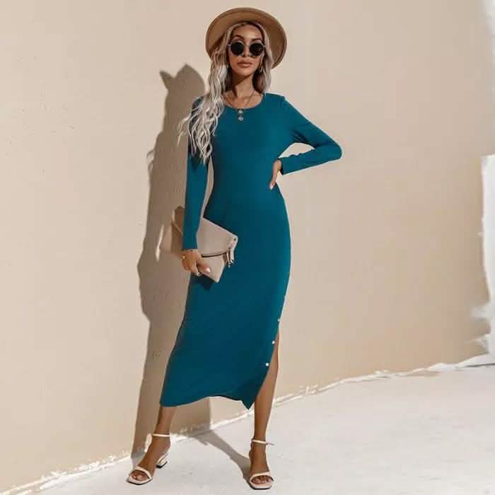 Women's Autumn and Winter Casual Long Sleeve Ladies Dress DailySale