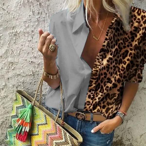 Women's Autumn Casual Deep V Neck Top DailySale