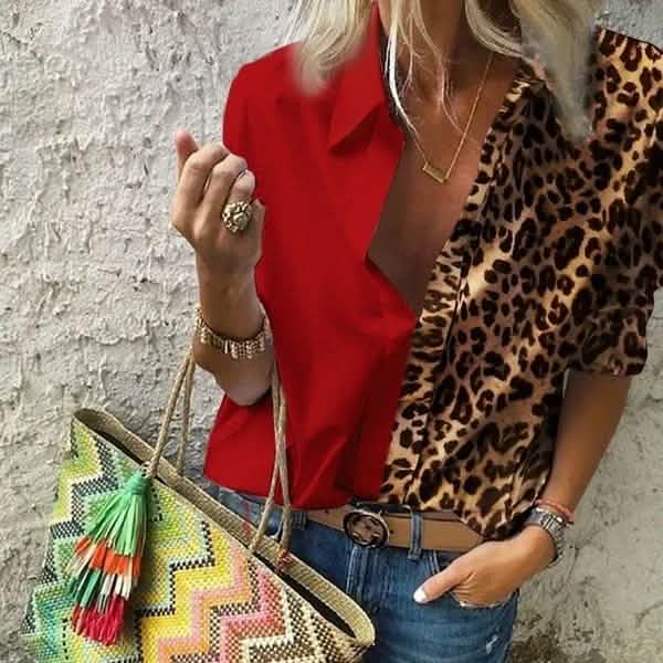 Women's Autumn Casual Deep V Neck Top DailySale