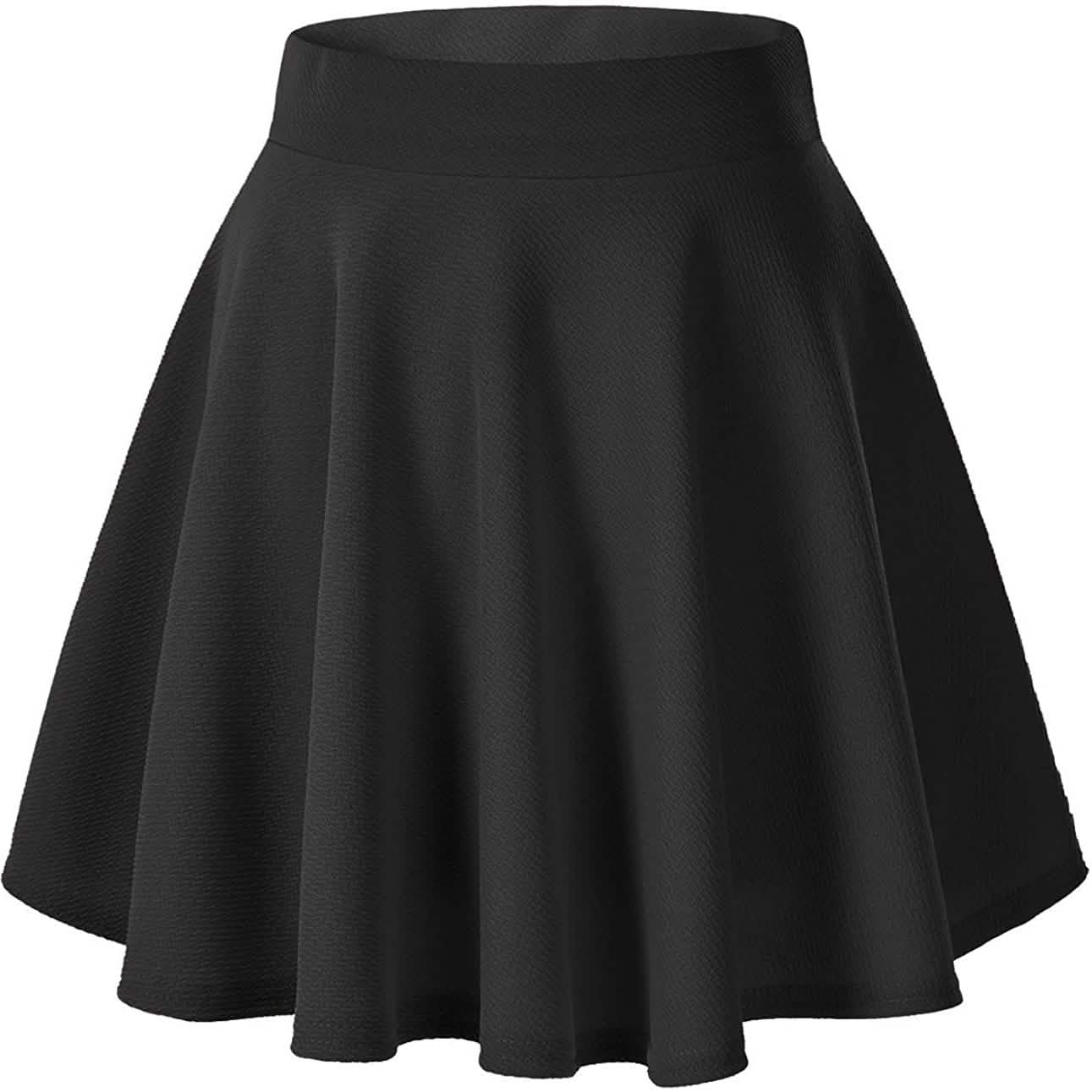 Women's Basic Versatile Flared Mini Skater Skirt DailySale