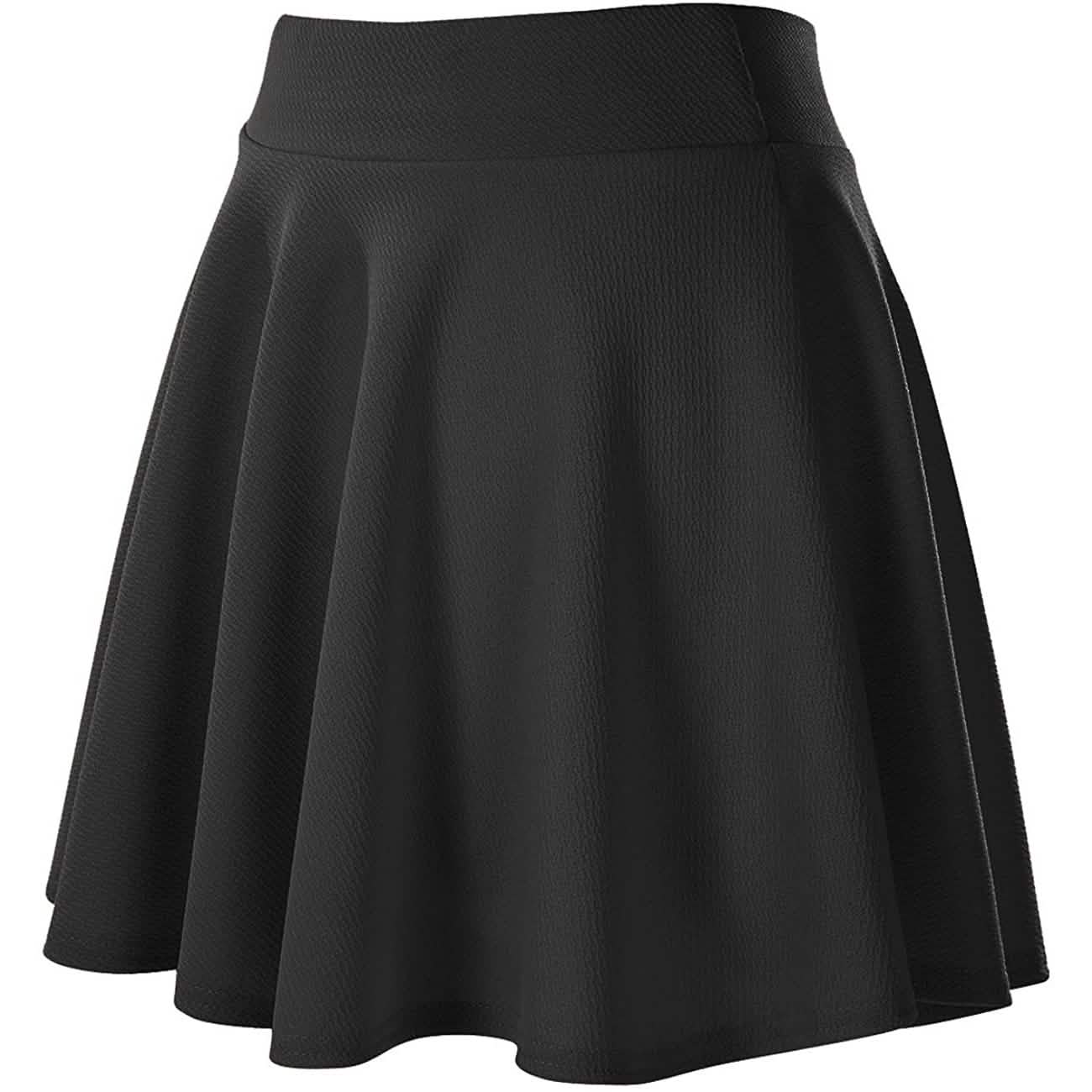 Women's Basic Versatile Flared Mini Skater Skirt DailySale