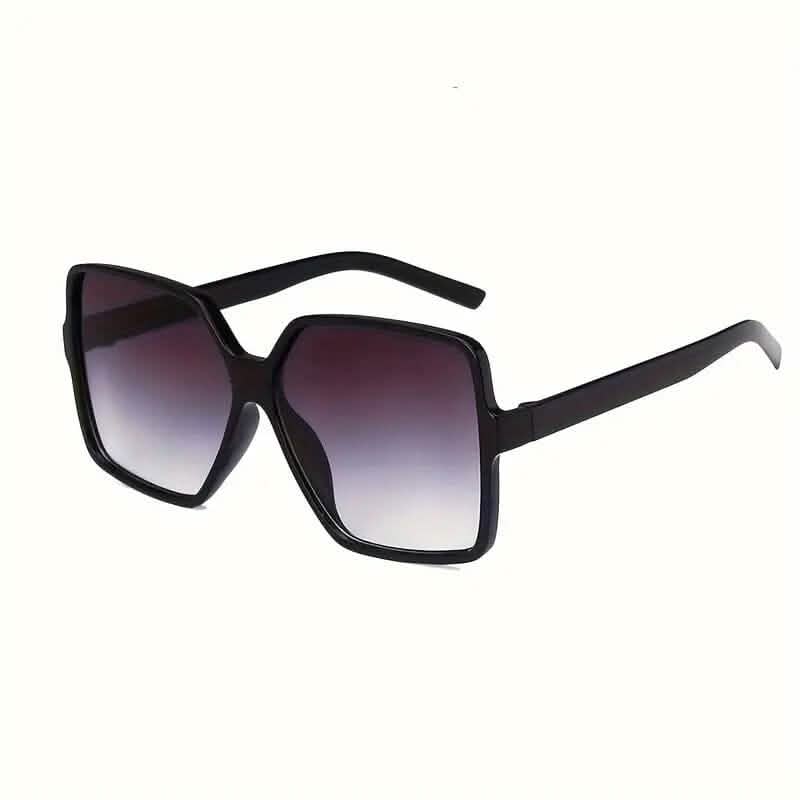 Women's Black Oversized PC Frame Glasses DailySale