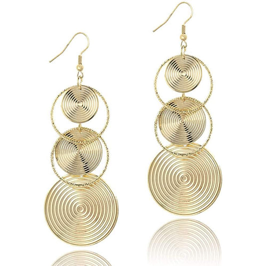 Women's Boho Vintage Round Earrings DailySale