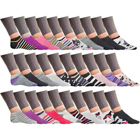 Women’s Breathable Colorful Fun No Show Low Cut Ankle Socks DailySale
