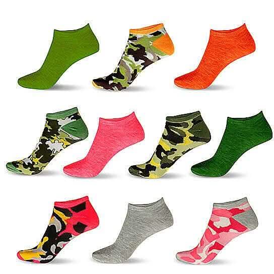 Women’s Breathable Colorful No Show Low Cut Ankle Socks DailySale
