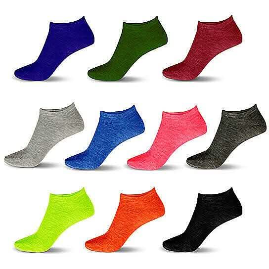 Women’s Breathable Colorful No Show Low Cut Ankle Socks DailySale