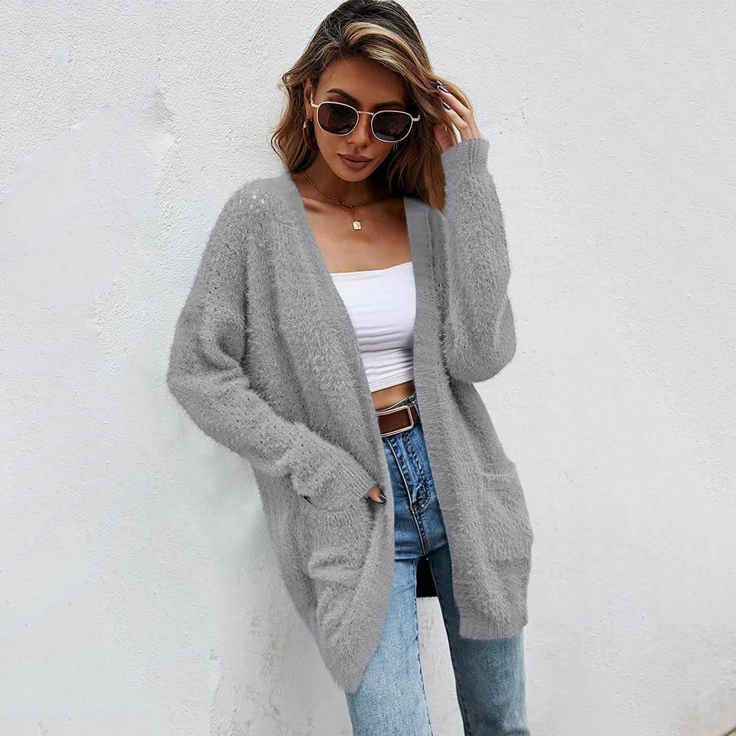 Women's Cardigan Knitted Sweater Jacket DailySale