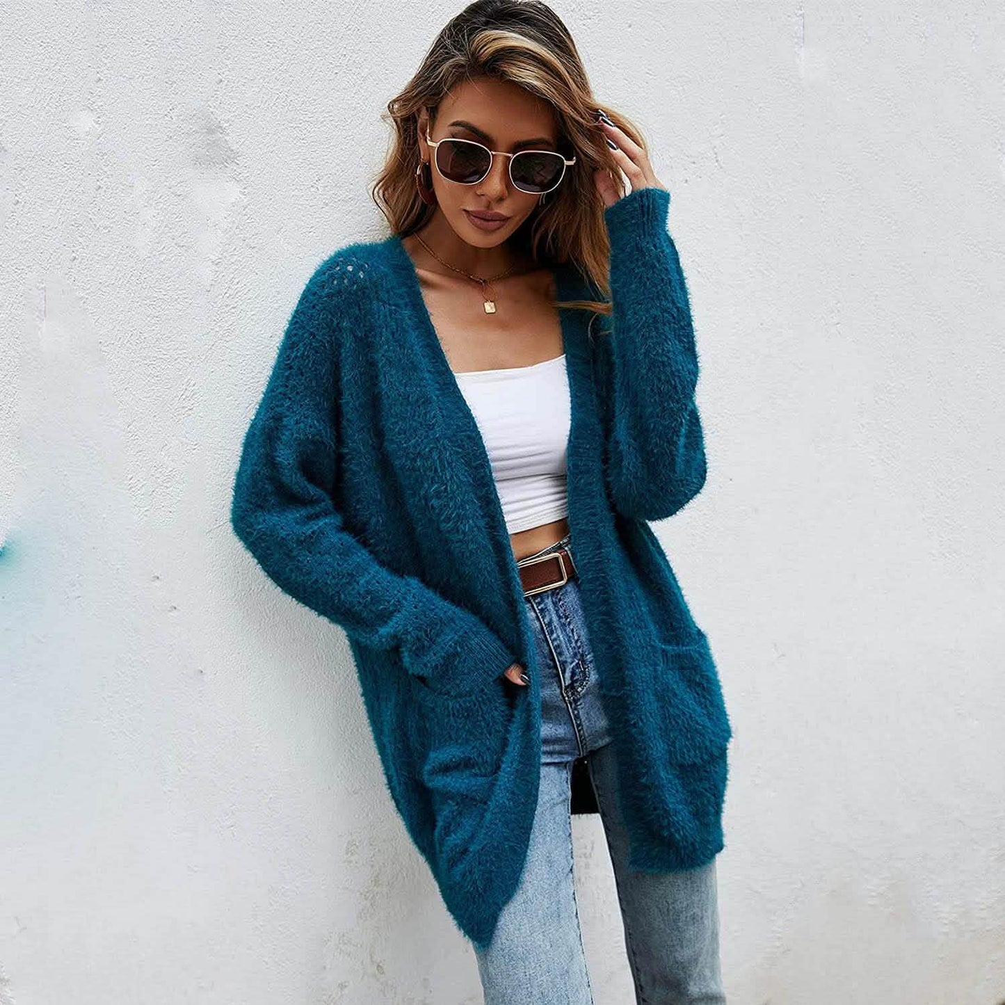 Women's Cardigan Knitted Sweater Jacket DailySale