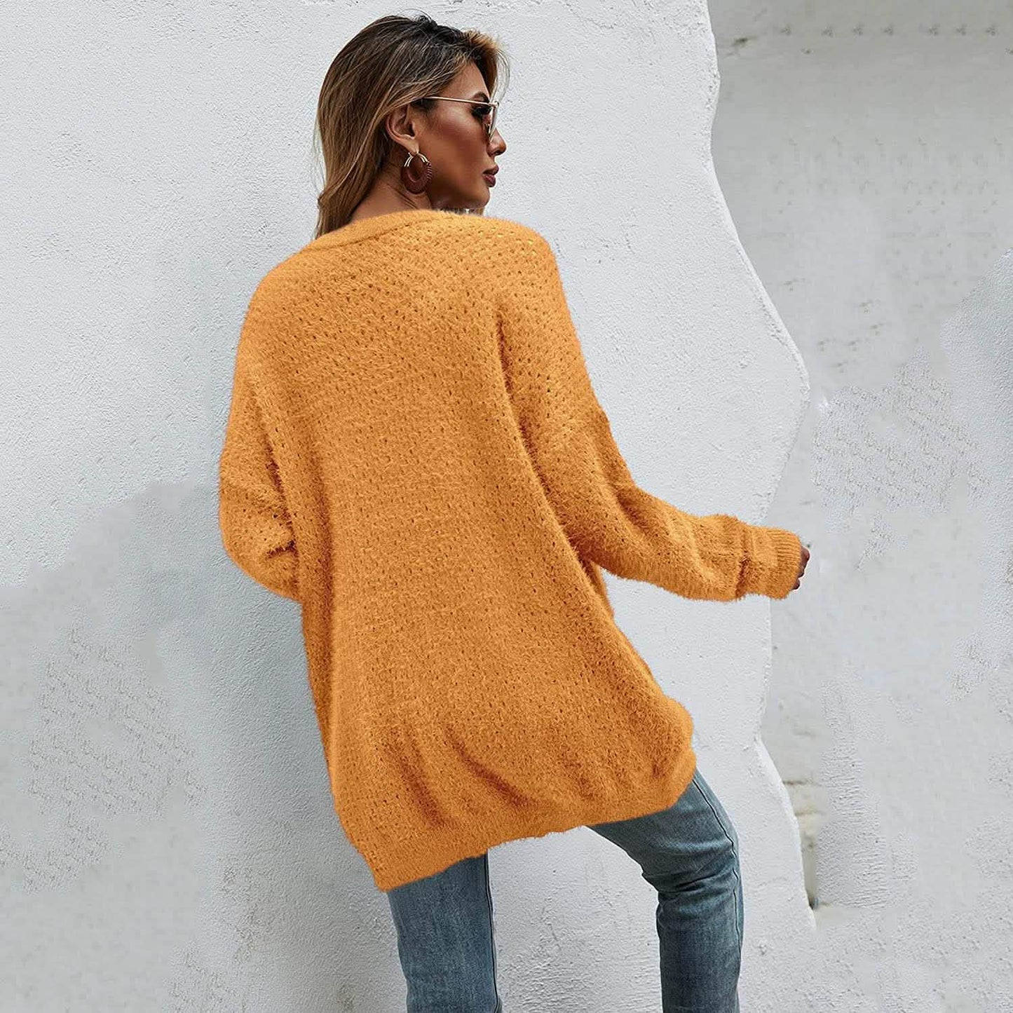 Women's Cardigan Knitted Sweater Jacket DailySale