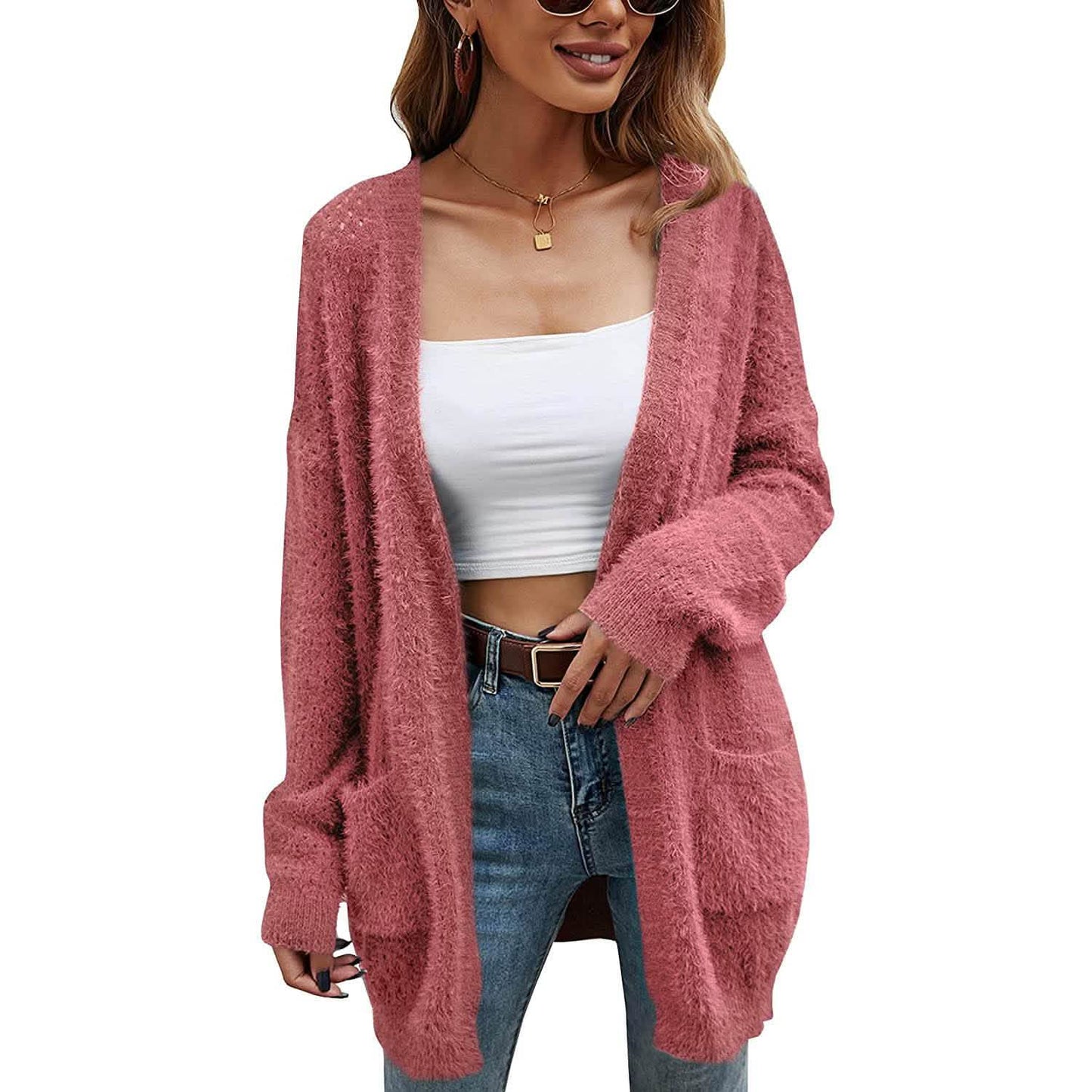 Women's Cardigan Knitted Sweater Jacket DailySale