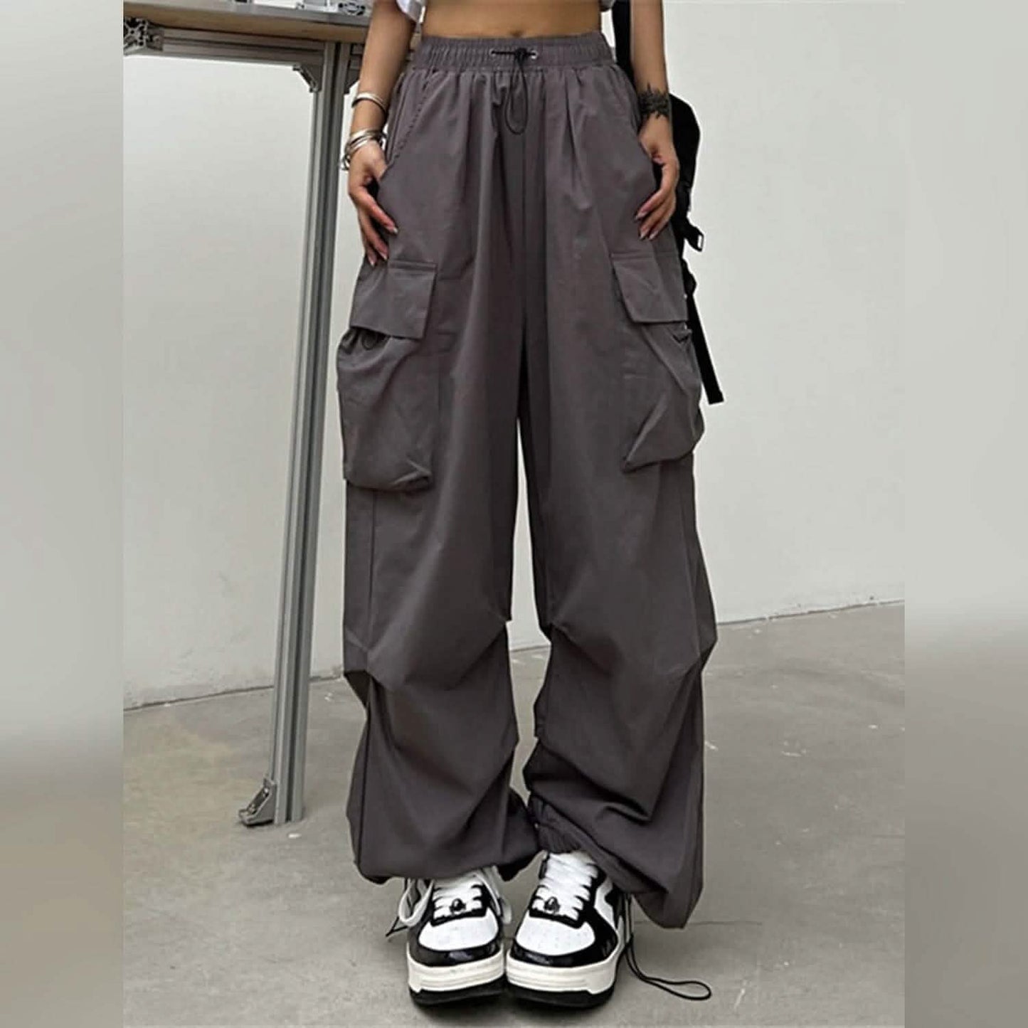Women's Cargo Baggy Pants High Waist DailySale