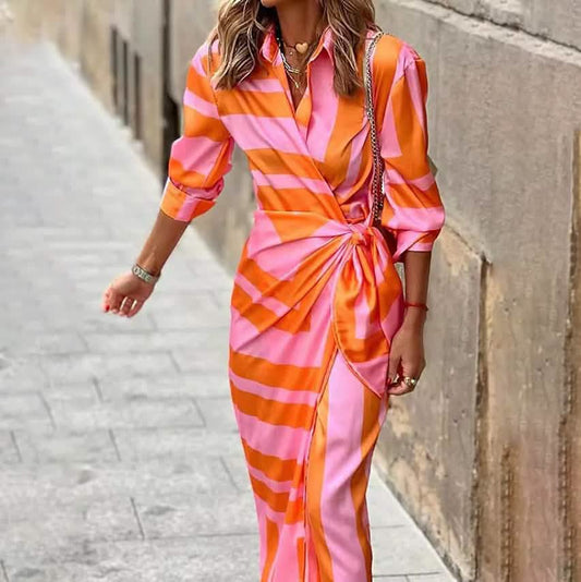 Women's Casual Boho Long Shirt Dress DailySale