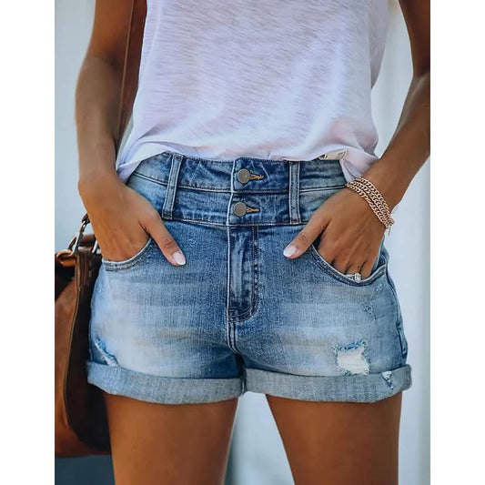 Women's Casual Fashion Jeans Denim Shorts DailySale
