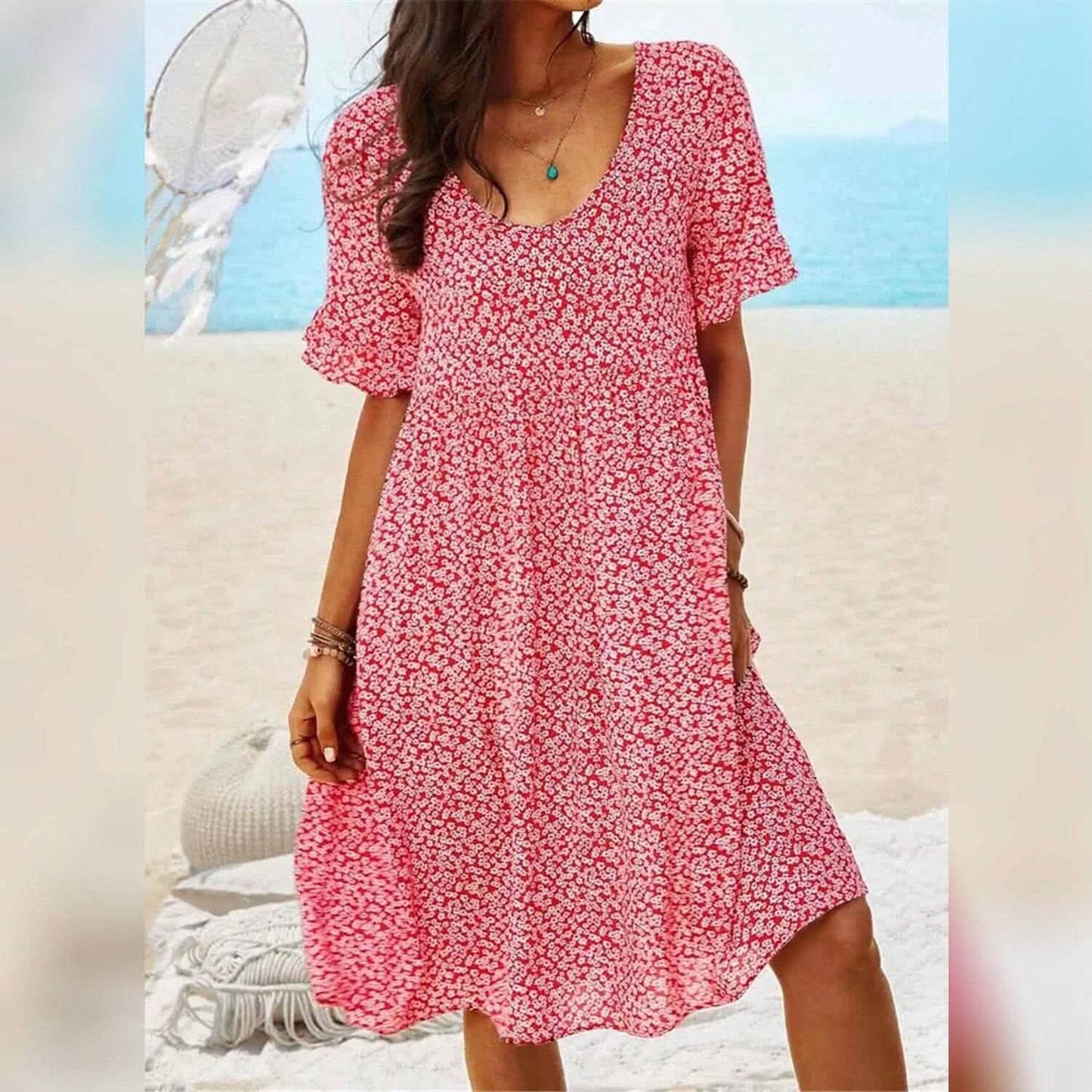 Women's Casual Floral Dress DailySale