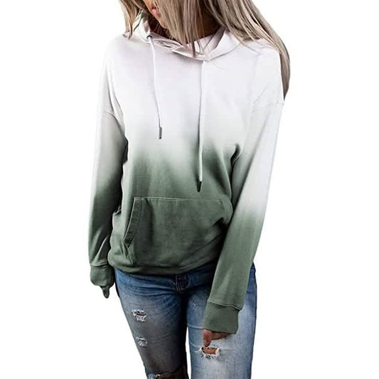 Women's Casual Hooded Sweatshirt Loose Drawstring Pullover Hoodie DailySale