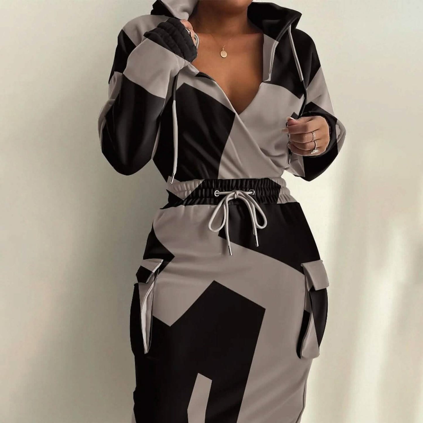Women's Casual Long Sleeve Sweatshirt Dress DailySale