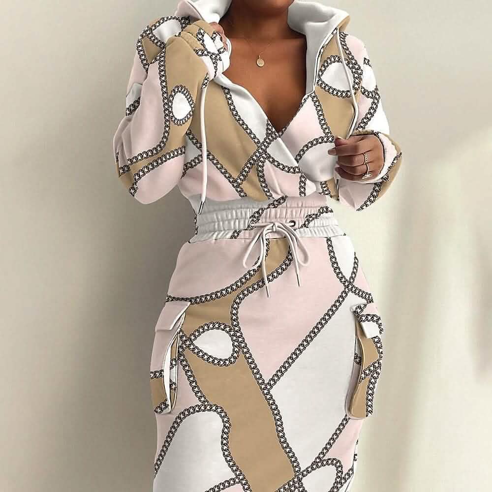 Women's Casual Long Sleeve Sweatshirt Dress DailySale