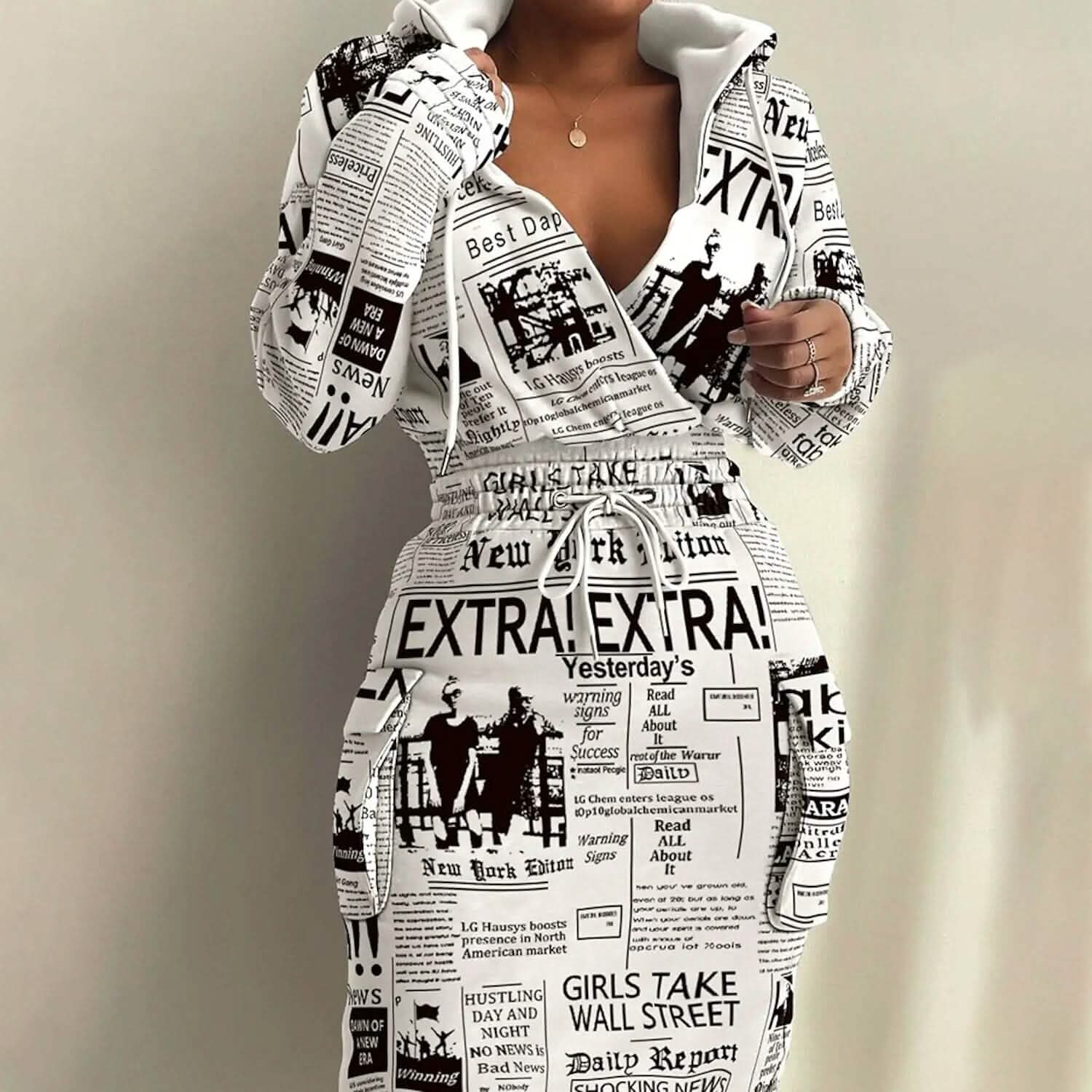 Women's Casual Long Sleeve Sweatshirt Dress DailySale
